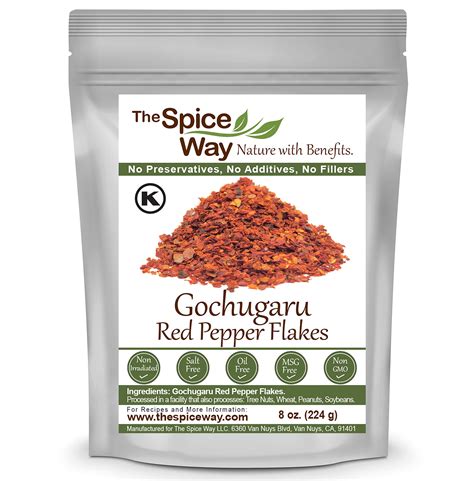 Buy The Spice Way Gochugaru Korean Red Pepper Flakes 8 Oz Premium