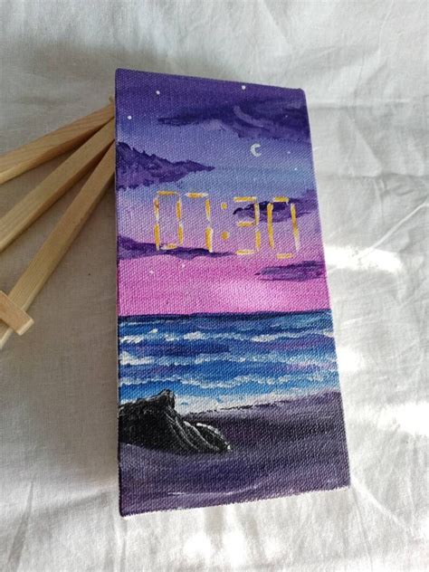 Sunset Painting on Canvas ,beach Painting. - Etsy