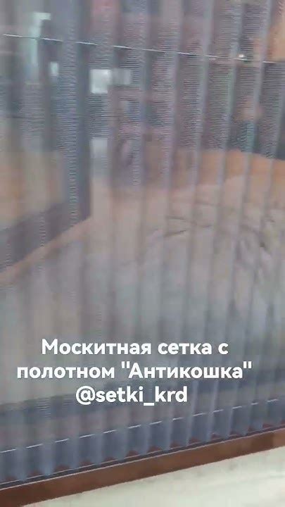 москитная сетка плиссе полотно "Антикошка" специальное Прочное плетение ...