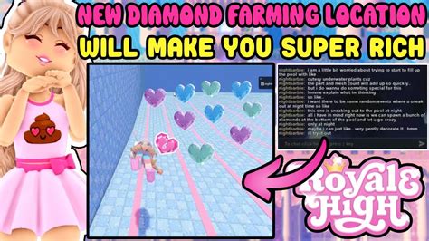 New Diamond Farming Location Coming To Campus 4 Will Make You Rich Royale High Update News Youtube