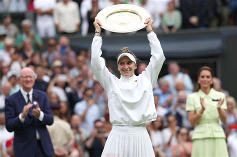 Czech Republic S Marketa Vondrousova Beats Ons Jabeur To Win Wimbledon