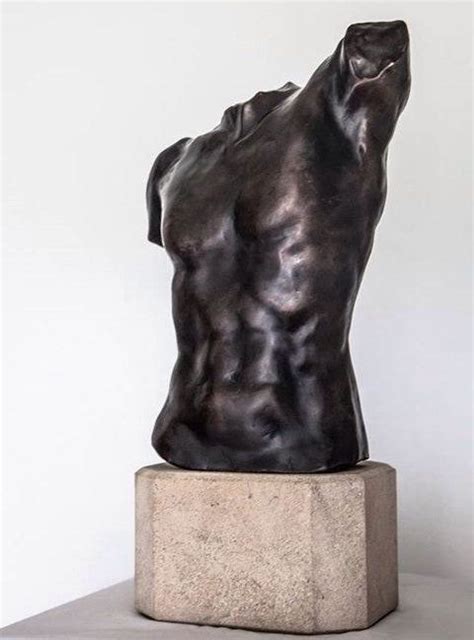 Torso Plaster Cast Male Nude Sculpture Handmade Original Sculpture By Nicholas H Wood Etsy