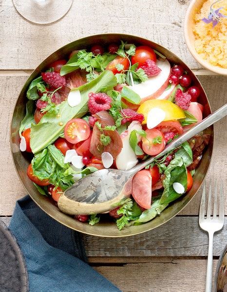 Salade de tomates et fruits 85 idées de salades originales Elle à Table