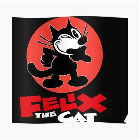 Felix The Cat Poster By Karixen Redbubble In 2021 Felix The Cats