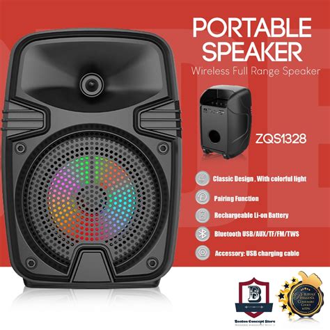 Sing E ZQS1328 Super Bass Speakers Bluetooth Super Bass 8W Bluetooth