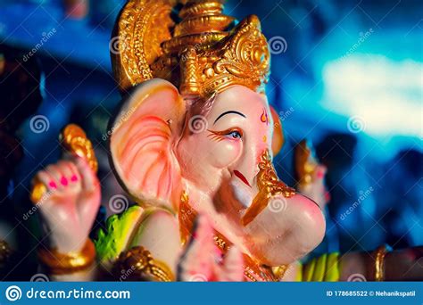 Lord Ganesha Ganesh Festival Stock Photo Image Of Happy Hindu