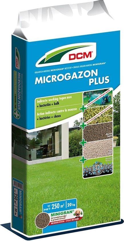 Gazonmeststof Microgazon Plus Dcm Kg Set Van Stuks Bol