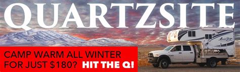 Winter Camping In Quartzsite for $180 - Truck Camper Magazine