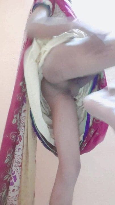 Indian Crossdresser Sissy Show Dick In Saree Xhamster