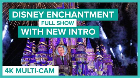 Disney Enchantment Fireworks In K Full Pov With New Intro Youtube