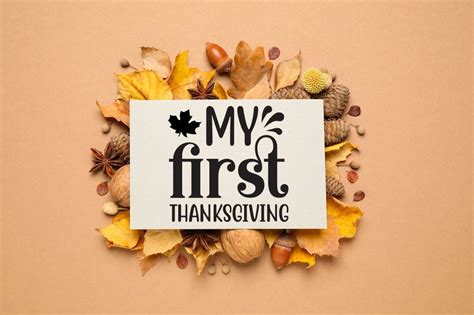 My First Thanksgiving Graphic By Trendy Craftsvg Creative Fabrica