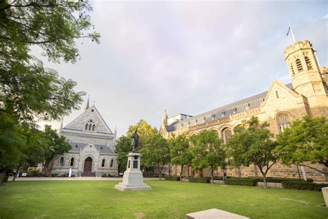 Photo Of Adelaide University Campus With Historic Buildings Free