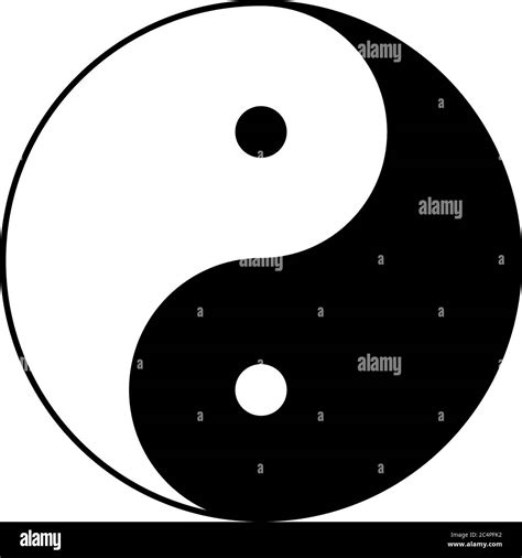 Yin Yang Symbol Of Harmony And Balance Stock Vector Image And Art Alamy