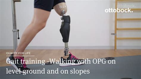 Genium Genium X Gait Training Walking With Opg On Level Ground And