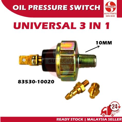 S2U Oil Pressure Switch 3 IN 1 Proton Saga 8V 12V Iswara Wira Perodua