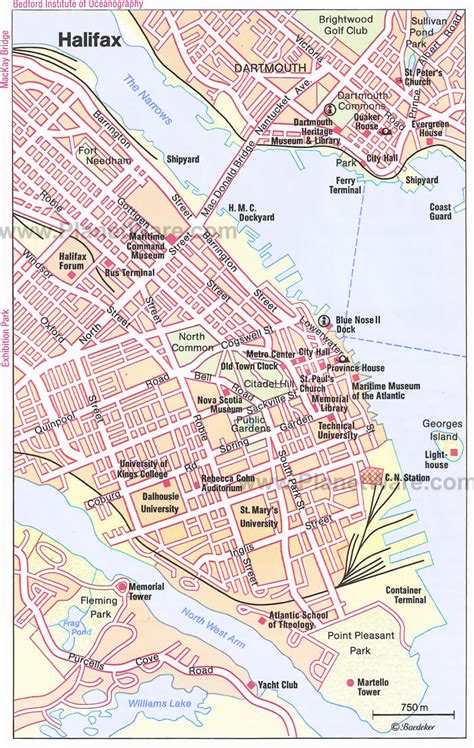 Halifax Carte Et Image Satellite