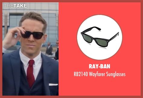 Ryan Reynolds Ray Ban Rb2140 Wayfarer Sunglasses From The Hitman S Bodyguard Thetake