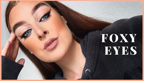 How To Foxy Eyes Makeup Tutorial Fox Eye Makeup Trend Youtube