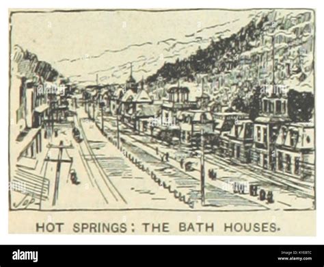 US AR P HOT SPRINGS THE BATH HOUSES Stock Photo Alamy
