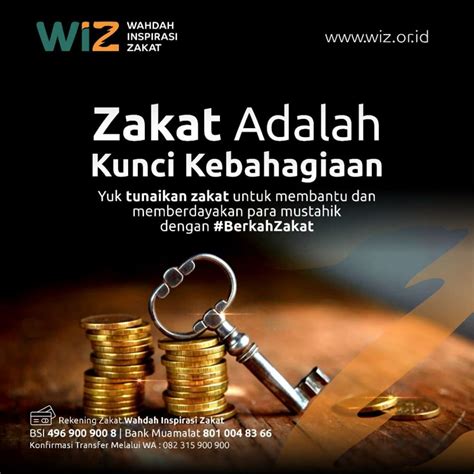 Zakat Adalah Kunci Kebahagiaan Wahdah Inspirasi Zakat