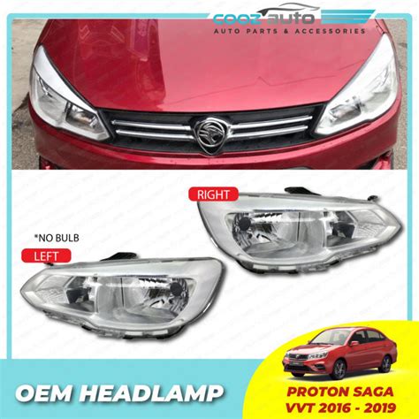 Proton Saga Vvt Front Headlamp Head Lamp Light No Bulb