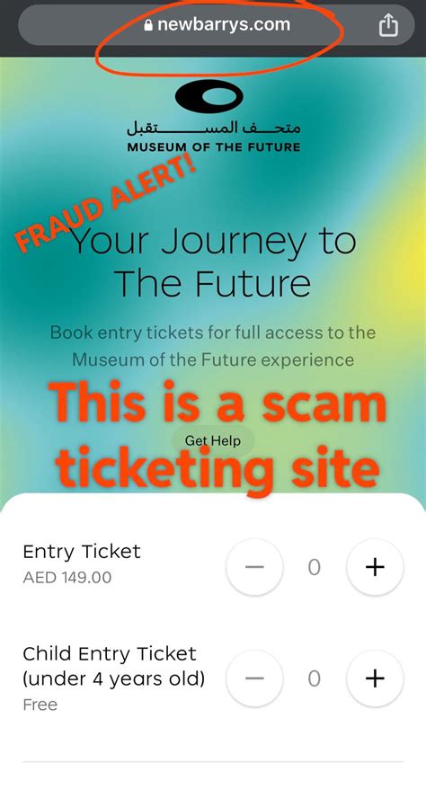 Scam Warning This Website Is A Scam Under The Guise Of Selling Tickets For The Museum Of The