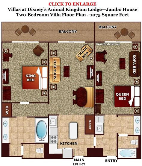 Animal Kingdom Studio Floor Plan - floorplans.click