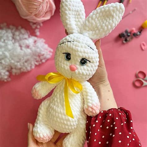 Amigurumi Samt Hase Häkeln Anleitung PDF Kostenlos