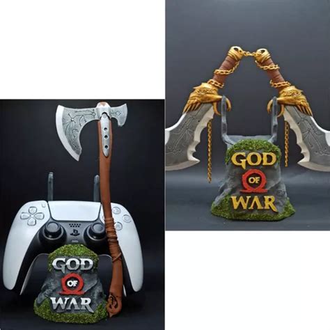 Kit 2 Suportes Para Controle Ps4 Ps5 God Of War Parcelamento Sem Juros