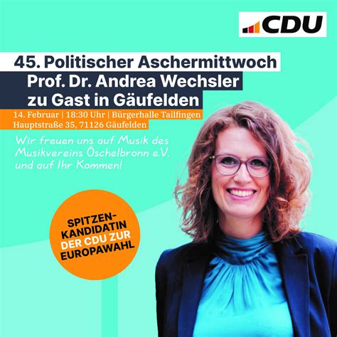 Herzliche Einladung Zum Politischen Aschermittwoch Der CDU