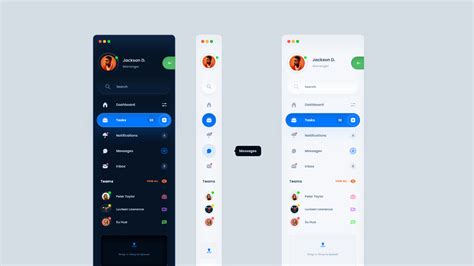 Sidebar Dashboard Figma