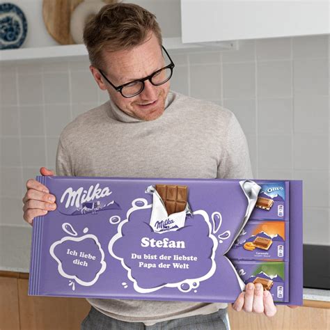 Riesen Milka Schokoladentafel Personalisiert Mit Namen Und Botschaft