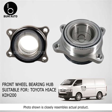 Toyota Hiace Kdh Front Depan Wheel Bearing Hub Pc Biji Lazada