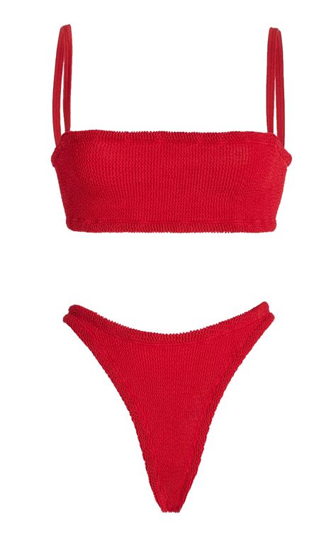 Hunza G Gigi Bikini Os Red Editorialist