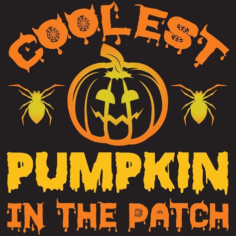 Coolest Pumpkin In The Patch 14836962 Vector Art At Vecteezy