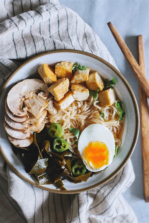 Easy Ramen Bowl with Kombu Dashi and Tofu | The Awesome Green