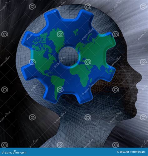 World Mind stock illustration. Illustration of industrial - 8863305