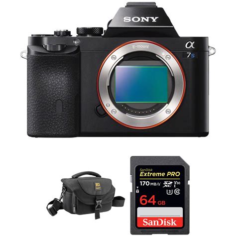 Sony Alpha A7S Mirrorless Digital Camera Body With Accessory Kit