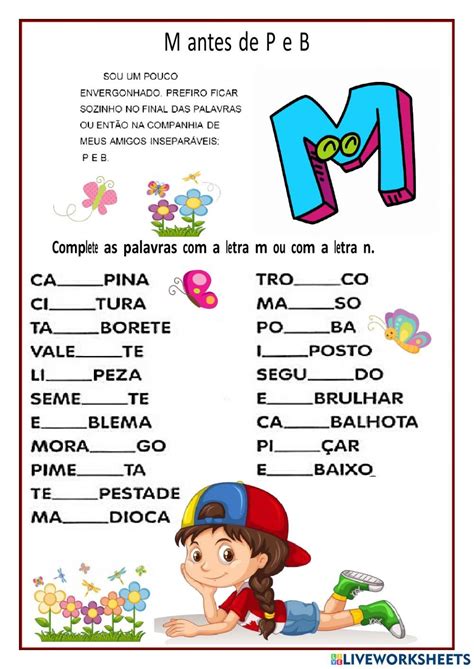 Avalia O M Antes De P E B Worksheet Artofit