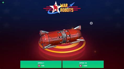 1000 Coins War Robots Event Chest YouTube