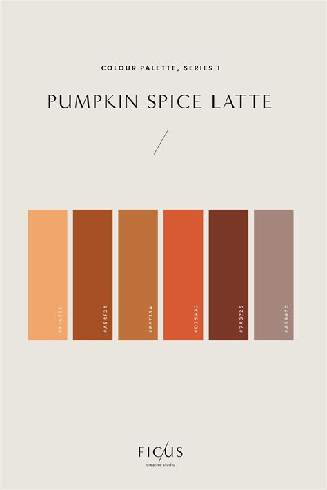 Pumpking Spice Colour Palette Artofit