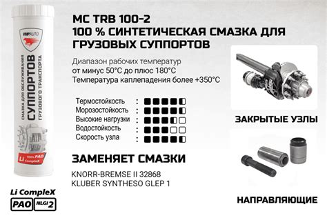 Смазка для суппортов грузового транспорта — ВМПАВТО
