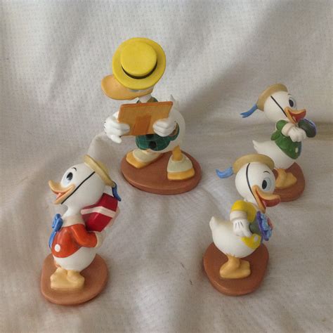 Disney Wdcc Donald Ducks Mr Duck Steps Out Figurine Set Of Mib W