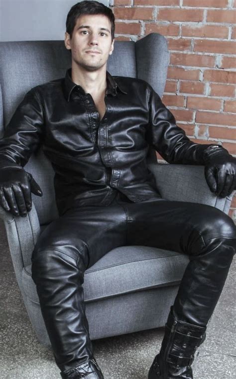 Men Wearing Leather Leather Fashion Men Leather Jacket Men Mens