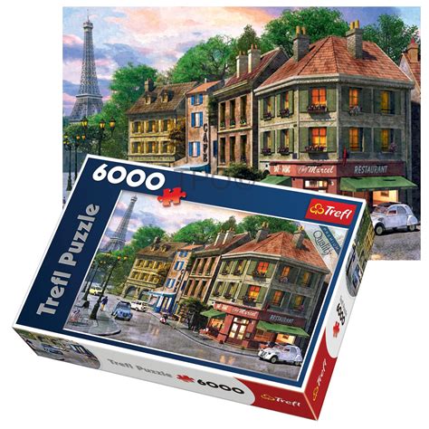 Trefl 6000 Piece Adult Large Paris Streets France Eiffel Tower Jigsaw