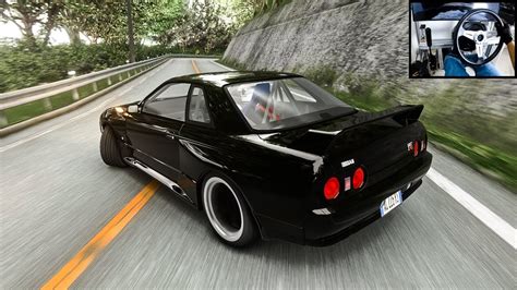 R32 GTR Uphill Touge Drifting L Assetto Corsa Thrustmaster Steering