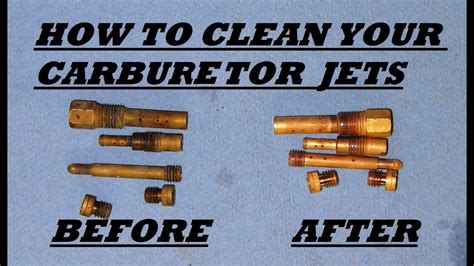 How To Clean Motorcycle Carburetor Jets With Vinegar YouTube