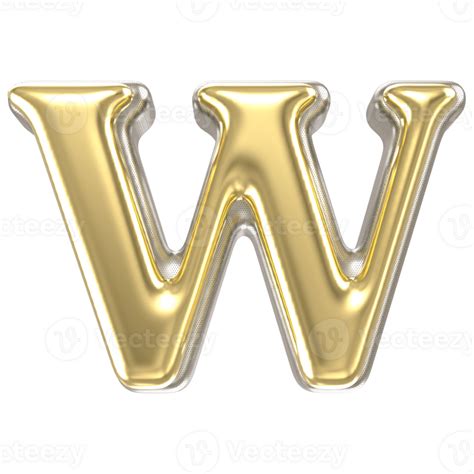 Gold Font W 3d Rendering 47703773 Png