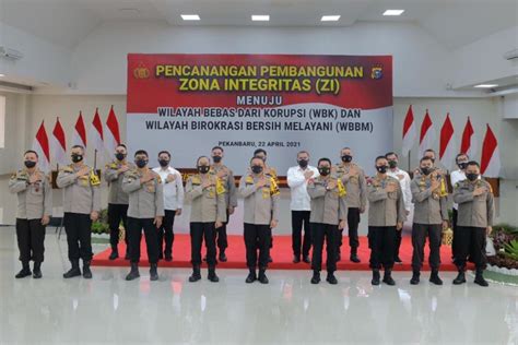 Kapolda Riau Canangkan Pembangunan Zona Integritas Satker Polda