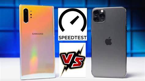 Samsung Galaxy Note Plus Vs Iphone Pro Max Speed Test Youtube